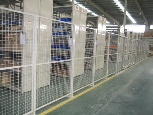 金匠车间隔离网,又叫仓库隔断网  材质:q235低碳冷拔钢丝   规格